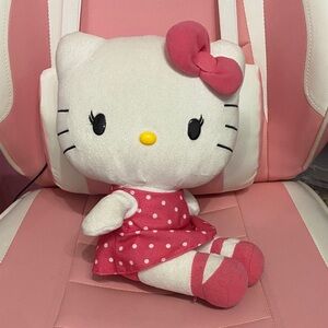 Hello Kitty Plush in Pink Polka Dot Dress